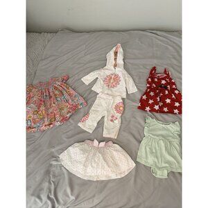 Baby Girl Clothing Lot 3M–6M Smock Candy Carter’s GAP Koala Kids 5 Pc Outfit Set